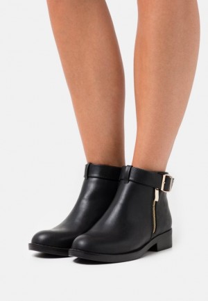 Anna Field Ankle Boots Enkellaarzen Dames Zwart | 3192-XPDSZ