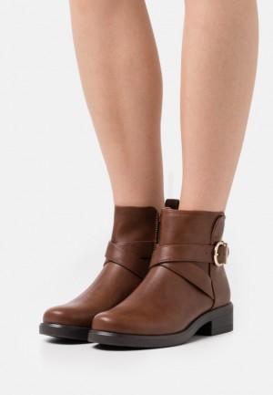 Anna Field Ankle Boots Enkellaarzen Dames Bruin | 3096-YXTIM