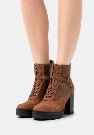 Anna Field Ankle Boots Enkellaarzen Dames Bruin | 6394-ALTUY