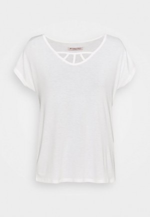 Anna Field Basic T Shirt T-shirts Dames Wit | 3958-UQESF