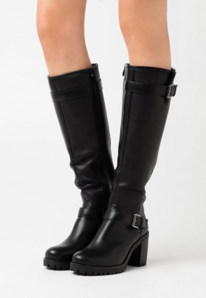 Anna Field Boots Laarzen Dames Zwart | 5739-WNGVX