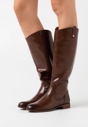 Anna Field Comfort Boots Laarzen Dames Bruin | 4950-OJCRE