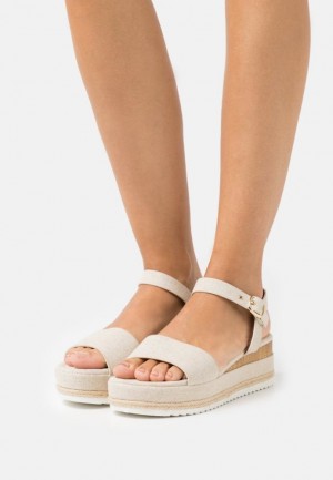 Anna Field Comfort Espadrilles Sandalen Dames Beige | 1384-SITDX