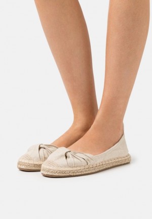 Anna Field Espadrilles Ballerina Schoenen Dames Beige | 2075-PXSDE