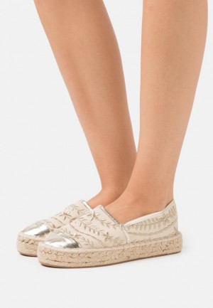 Anna Field Espadrilles Laag Schoenen Dames Goud | 2480-MWXFP