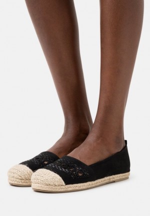 Anna Field Espadrilles Laag Schoenen Dames Zwart | 8752-JAGPE