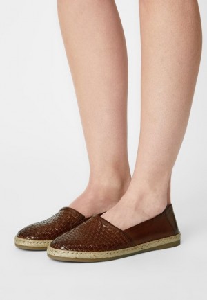 Anna Field Espadrilles Laag Schoenen Dames Bruin | 7938-JTIFE