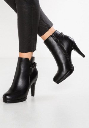 Anna Field High Hak Ankle Boots Enkellaarzen Dames Zwart | 4276-NKVFU