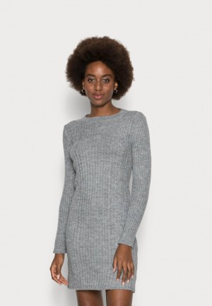 Anna Field Jumper Jurken Jurk Dames Lichtgrijs | 2610-TWHUR