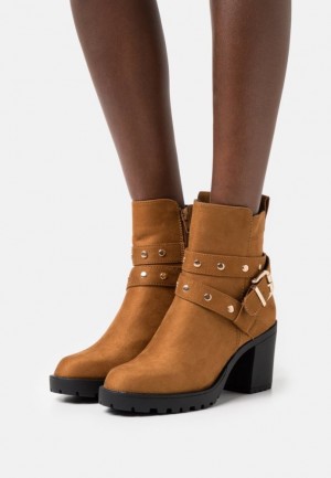 Anna Field Klassieke Ankle Boots Enkellaarzen Dames Bruin | 4823-NUFGX