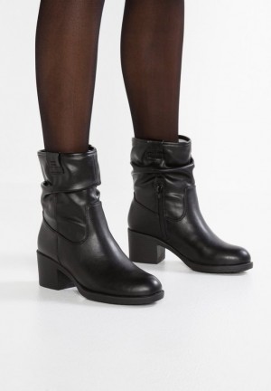 Anna Field Klassieke Ankle Boots Enkellaarzen Dames Zwart | 4703-XTKWF