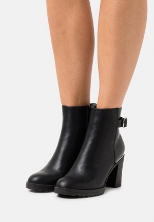 Anna Field Klassieke Ankle Boots Enkellaarzen Dames Zwart | 2548-FHYIX