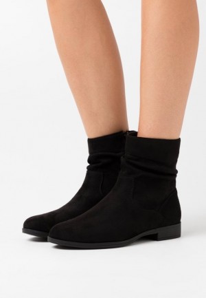 Anna Field Klassieke Ankle Boots Enkellaarzen Dames Zwart | 0538-HYIJP