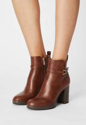 Anna Field Klassieke Ankle Boots Enkellaarzen Dames Bruin | 7639-AMVQL