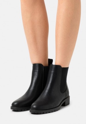 Anna Field Klassieke Ankle Boots Enkellaarzen Dames Zwart | 9610-MDUPE