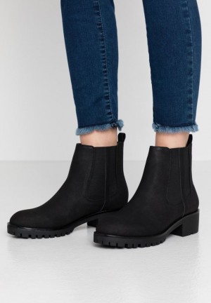 Anna Field Klassieke Ankle Boots Enkellaarzen Dames Zwart | 6420-LIEVA