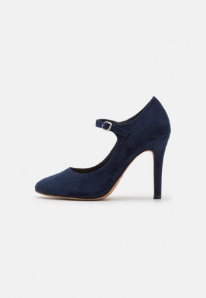 Anna Field Klassieke Heels Hakken Dames Donkerblauw | 2475-POXZI