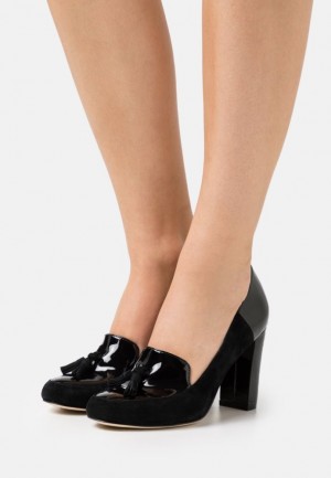 Anna Field Leren Klassieke Heels Hakken Dames Zwart | 6074-ORQPE