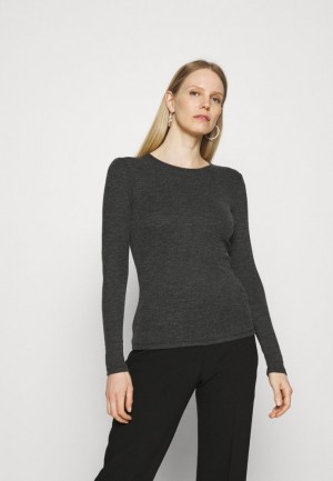 Anna Field Long Sleeved Top T-shirts Dames Grijs | 6713-GPXLA