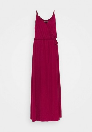 Anna Field Maxi Jurken Jurk Dames Bordeaux | 9043-NMHCA