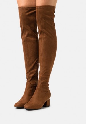 Anna Field Over The Knee Boots Laarzen Dames Bruin | 5740-AXKRM