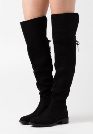 Anna Field Over The Knee Boots Laarzen Dames Zwart | 5723-WSUJC