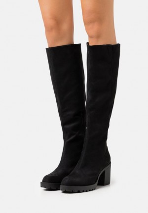 Anna Field Over The Knee Boots Laarzen Dames Zwart | 8691-DQVAJ