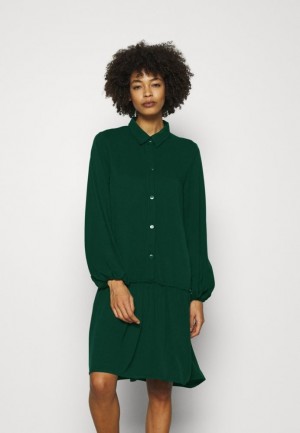 Anna Field Oversized Shirt Jurken Jurk Dames Khaki | 7615-ZTNAO