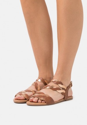 Anna Field Sandals Sandalen Dames Bruin | 7305-LIVHX