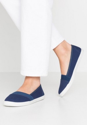 Anna Field Slip Ons Laag Schoenen Dames Donkerblauw | 0679-MFUNI