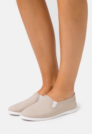 Anna Field Slip Ons Laag Schoenen Dames Lichtgrijs | 0359-GLKOQ