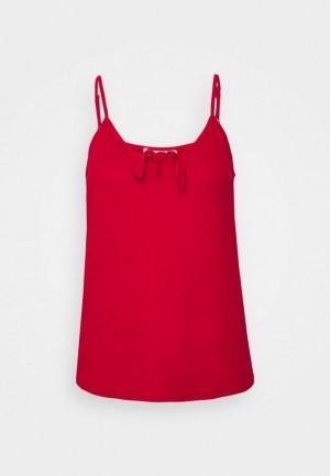 Anna Field Top T-shirts Dames Rood | 9351-FAGVR