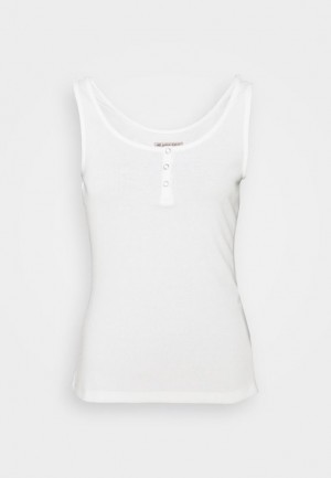 Anna Field Top T-shirts Dames Wit | 3796-KBDYI