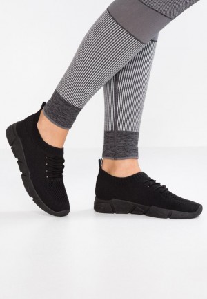 Anna Field Trainers Sneakers Dames Zwart | 3895-VXPWD