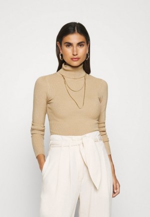 Anna Field Turtle Neck Jumper Pullover Dames Bruin | 8170-FILEZ