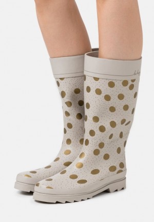 Anna Field Wellies Laarzen Dames Beige | 3501-VDMEZ