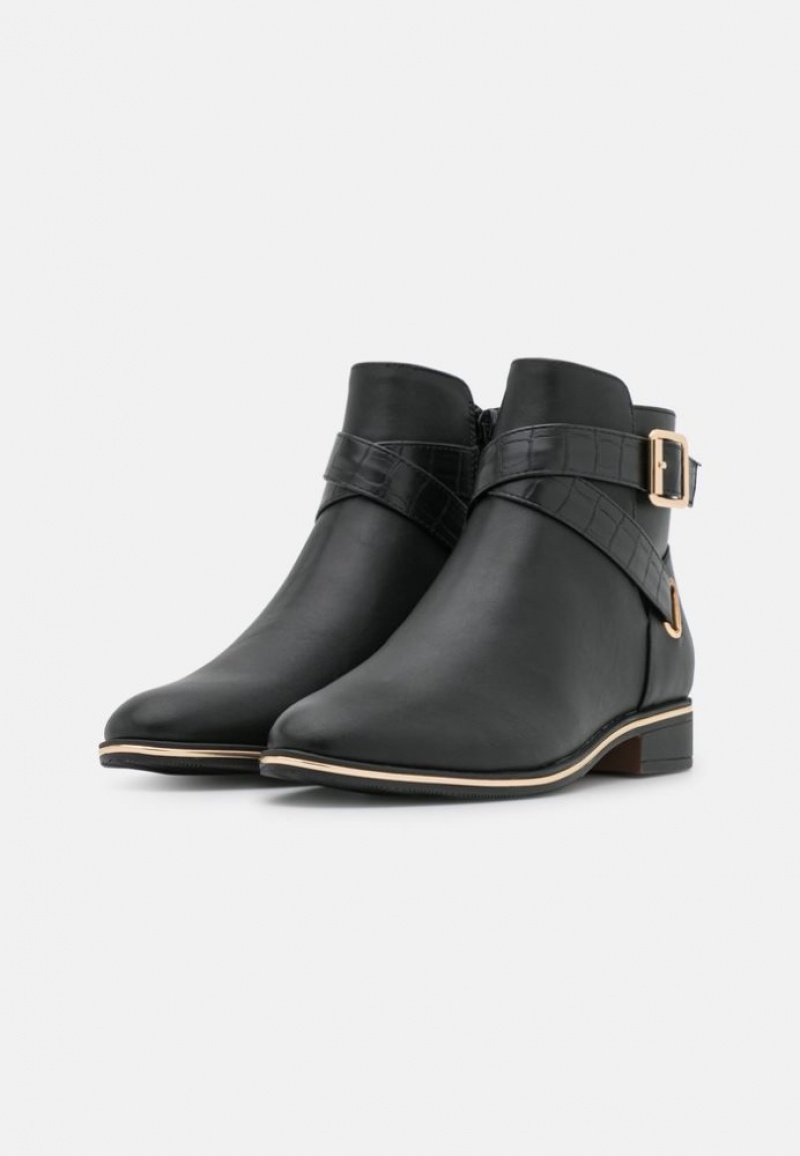 Anna Field Ankle Boots Enkellaarzen Dames Zwart | 0135-DHFBM