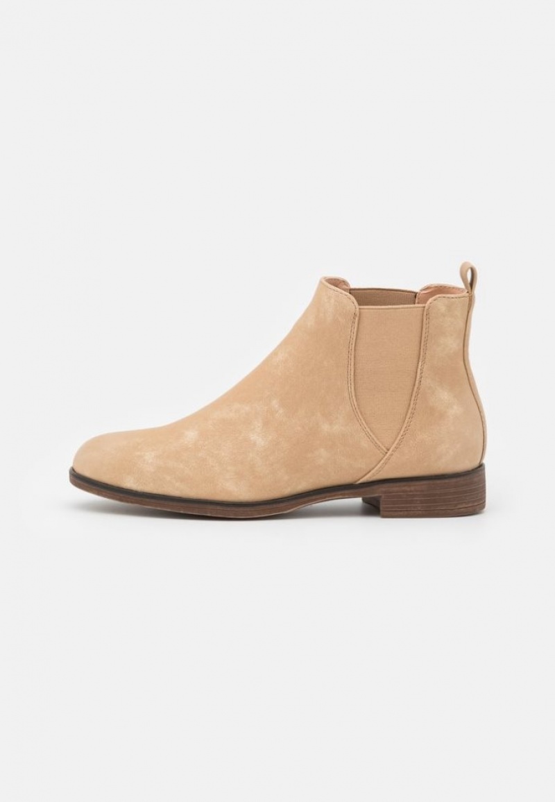 Anna Field Comfort Ankle Boots Enkellaarzen Dames Goud | 3975-DUOFQ