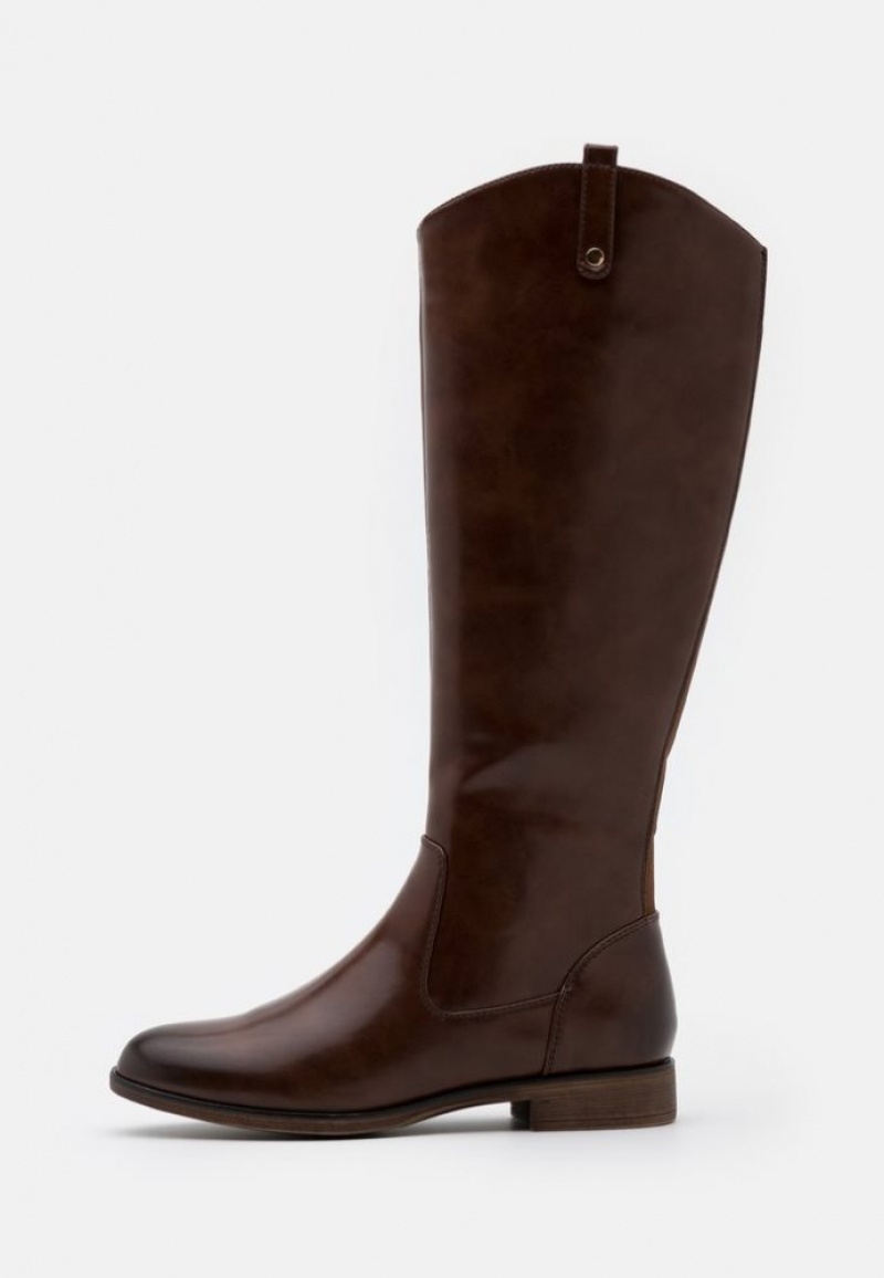 Anna Field Comfort Boots Laarzen Dames Bruin | 4950-OJCRE