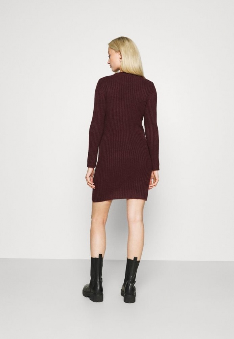 Anna Field Jumper Jurken Jurk Dames Bordeaux | 1862-RMQTS