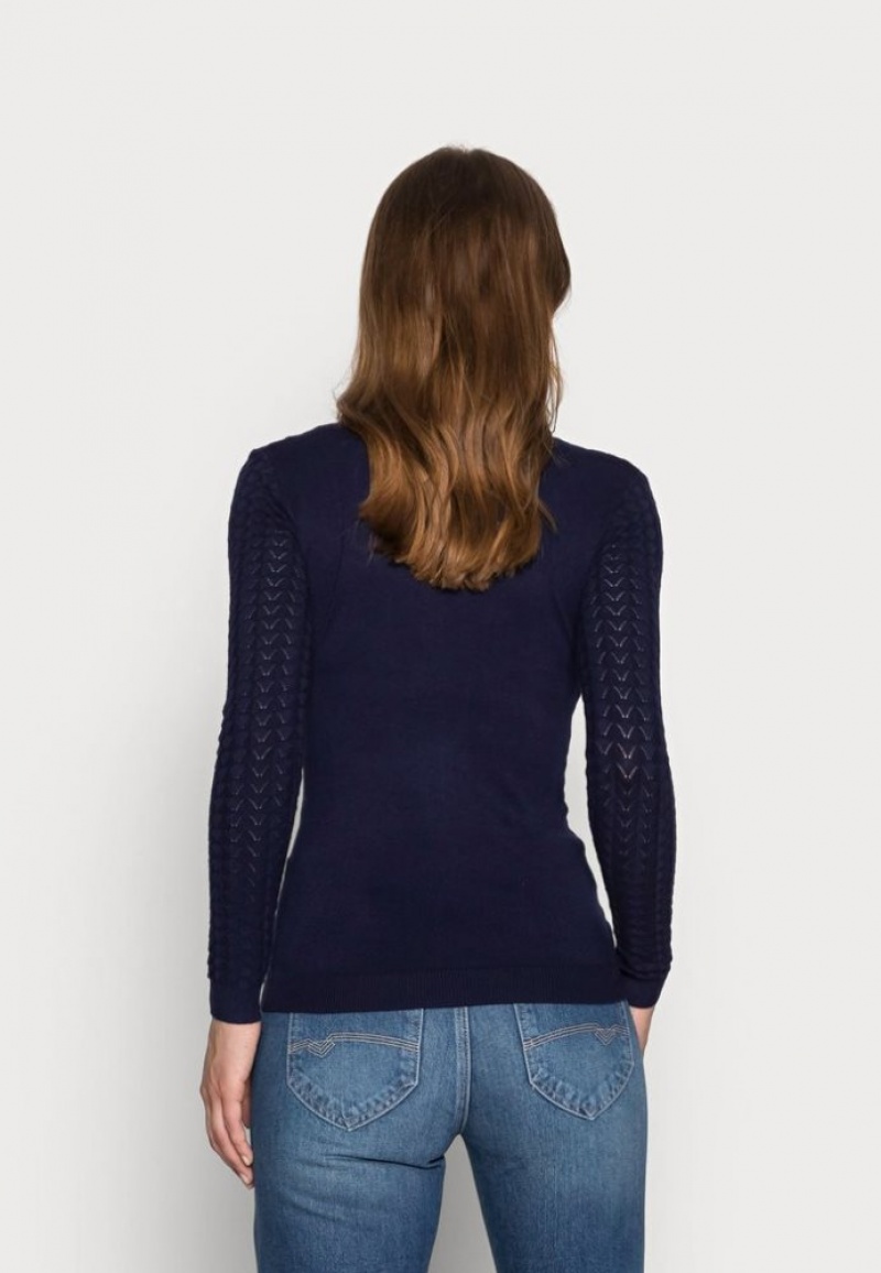 Anna Field Jumper Pullover Dames Donkerblauw | 4507-MDLXT