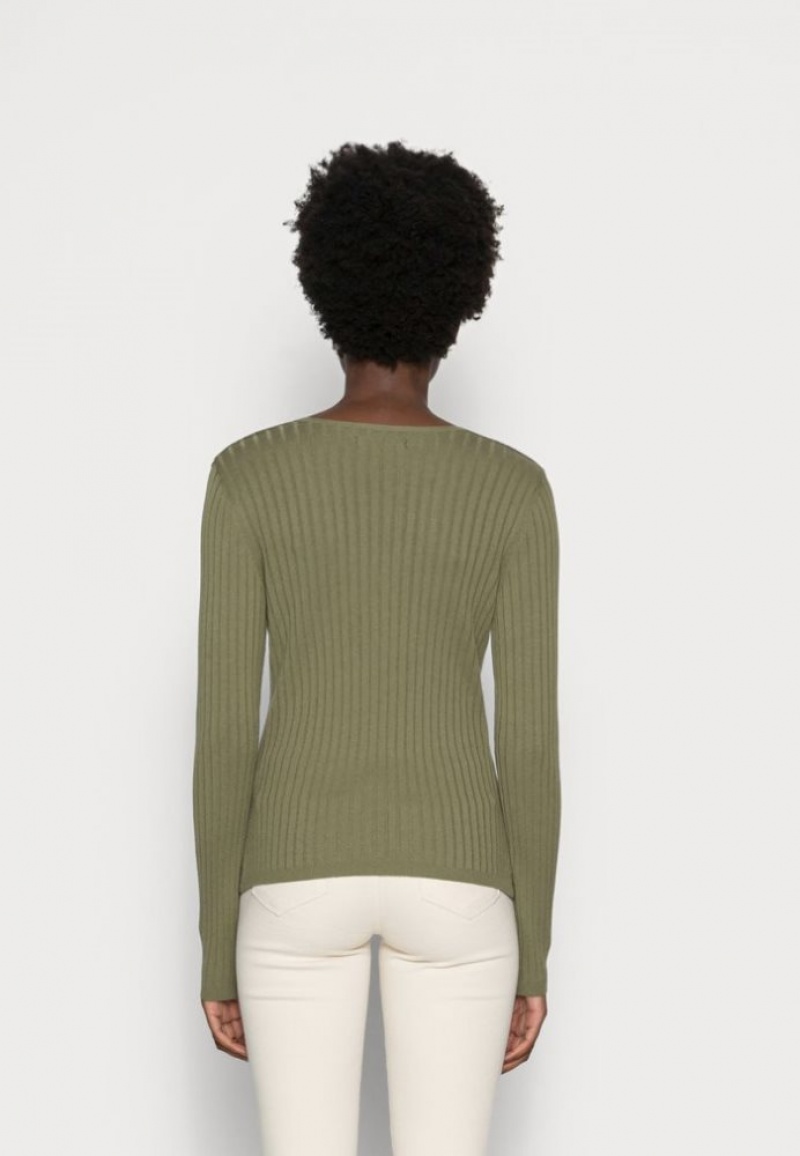 Anna Field Jumper Pullover Dames Khaki | 2089-AVMNE