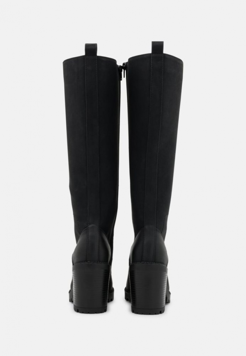 Anna Field Kanten Up Boots Laarzen Dames Zwart | 8925-XGLUI