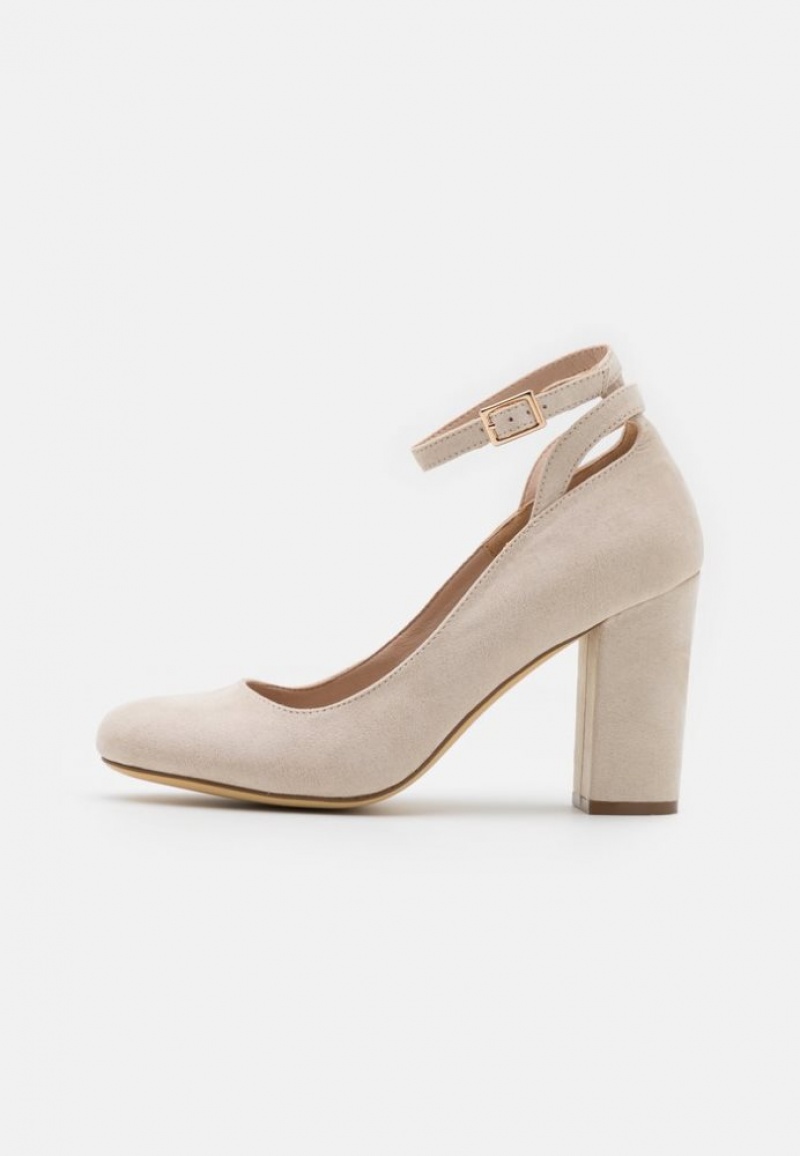 Anna Field Klassieke Heels Hakken Dames Grijs Bruin | 3906-MRTDE