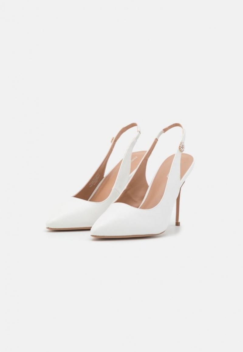 Anna Field Klassieke Heels Hakken Dames Wit | 3021-FTGAS