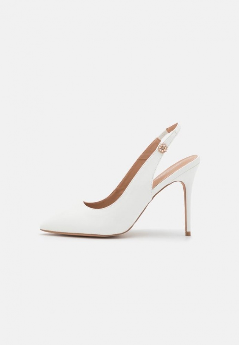 Anna Field Klassieke Heels Hakken Dames Wit | 3021-FTGAS