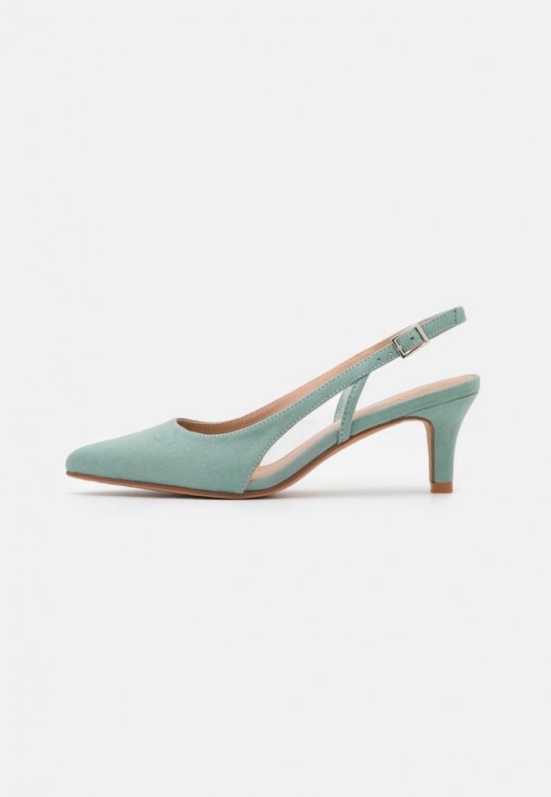 Anna Field Klassieke Heels Hakken Dames Mintgroen | 2856-FHPJI