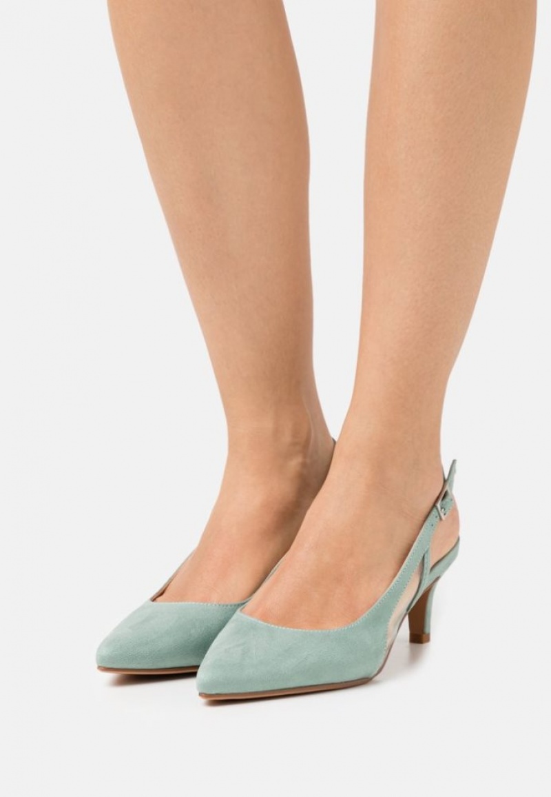 Anna Field Klassieke Heels Hakken Dames Mintgroen | 2856-FHPJI