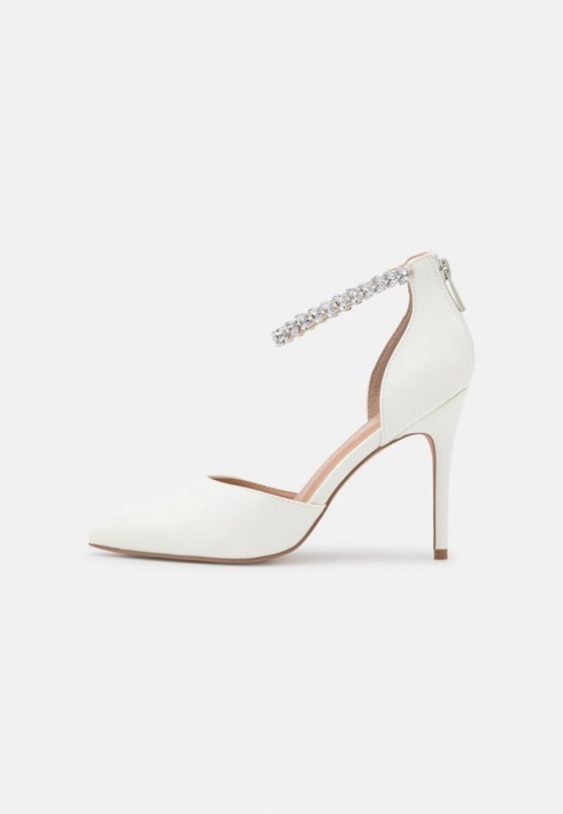 Anna Field Klassieke Heels Hakken Dames Wit | 2539-IZYVL