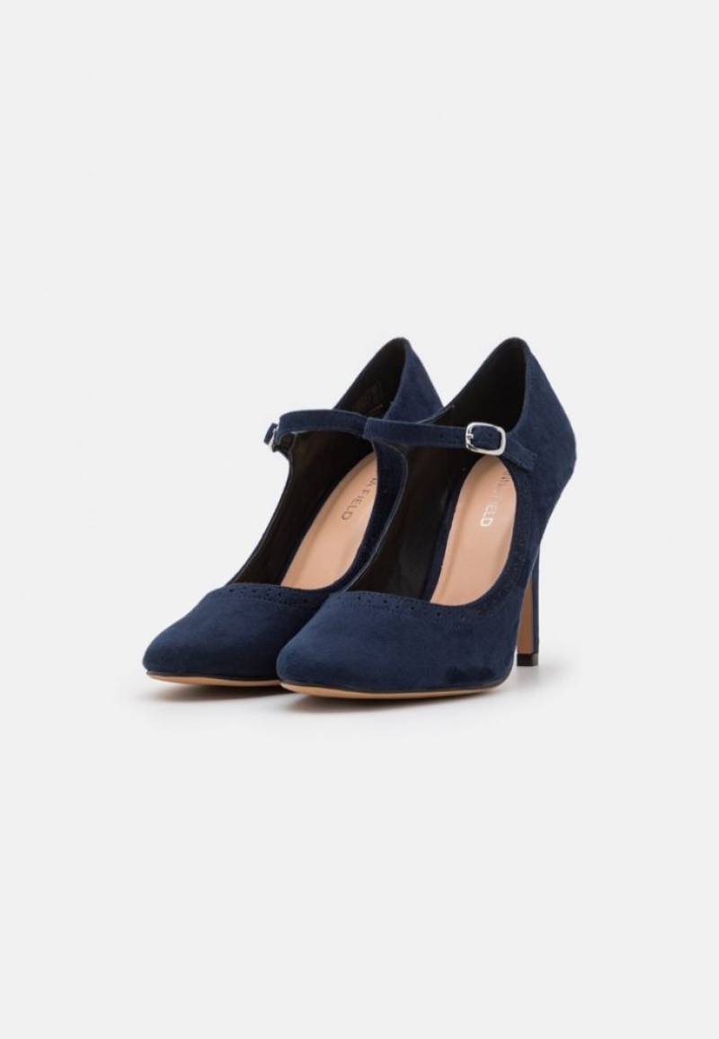 Anna Field Klassieke Heels Hakken Dames Donkerblauw | 2475-POXZI